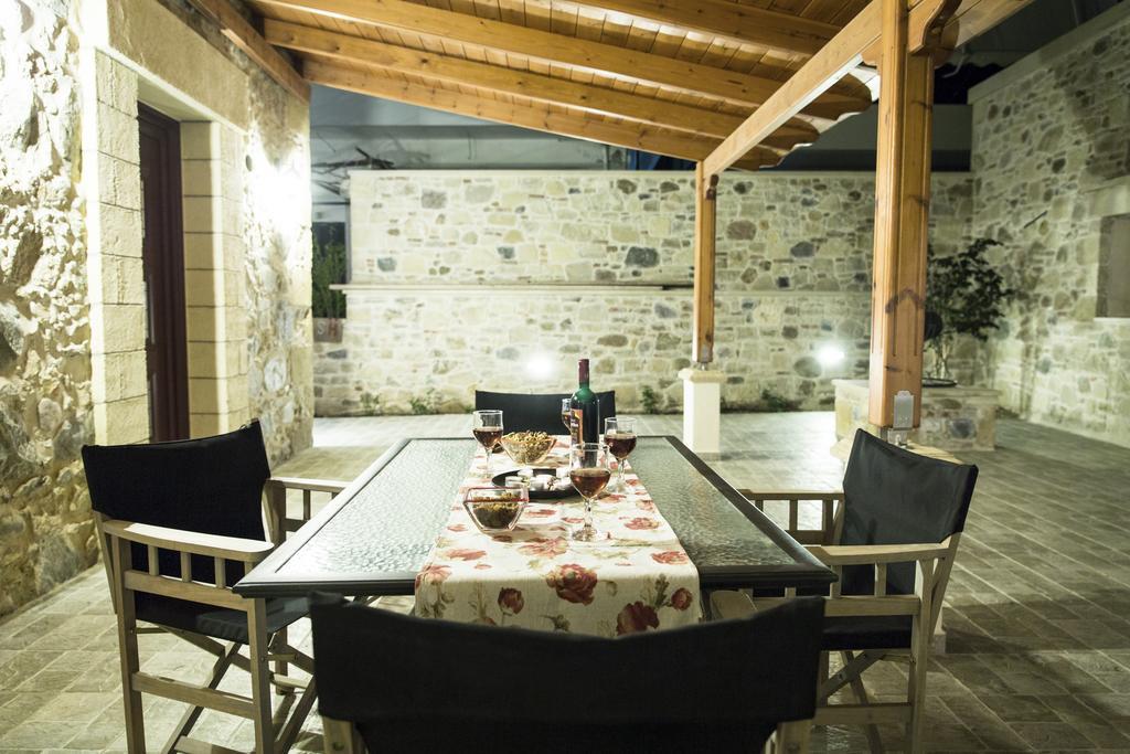 Private Sapphiros Villa 基萨莫斯 外观 照片