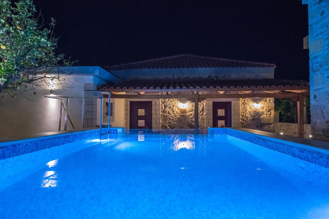 Private Sapphiros Villa 基萨莫斯 外观 照片