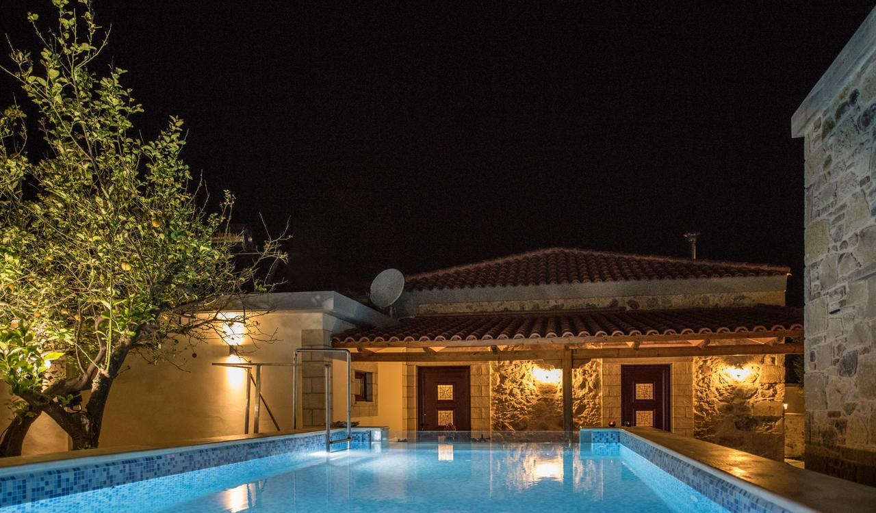 Private Sapphiros Villa 基萨莫斯 外观 照片