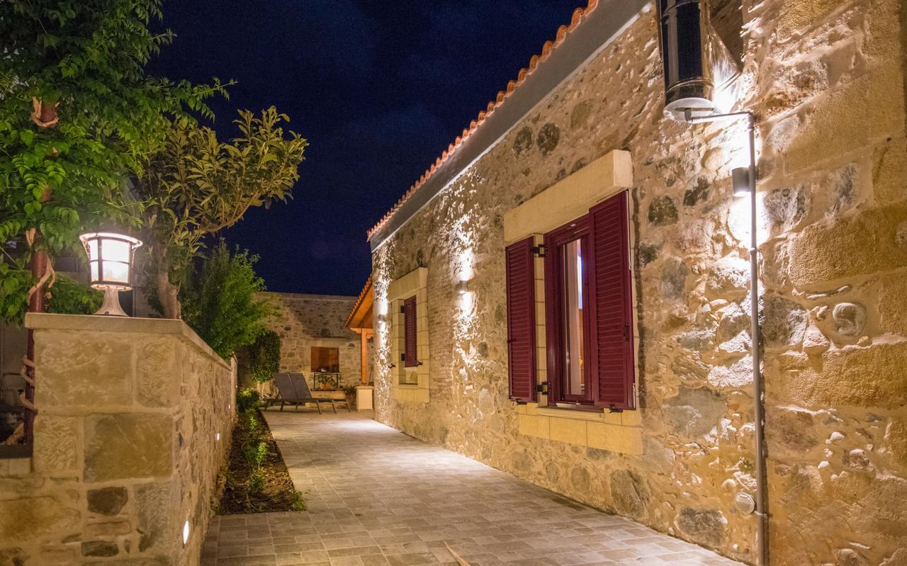 Private Sapphiros Villa 基萨莫斯 外观 照片